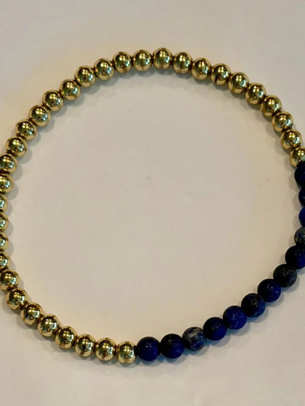 Gorjana Power Gemstone Lapis Wisdom Stretch Bracelet